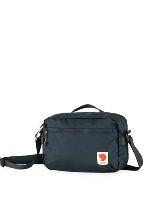 FJALL RAVEN logo-patch zip-fastening messenger bag - Blue