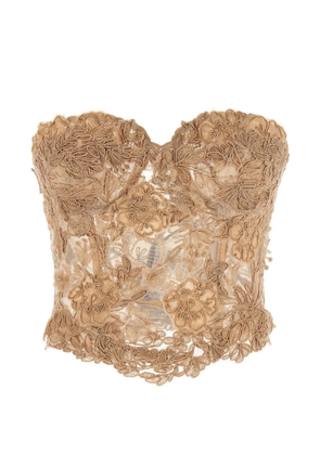 Ermanno Scervino lace bustier top - Neutrals