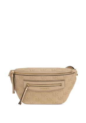 Michael Michael Kors Jet Set Travel logo-embossed belt bag - Neutrals