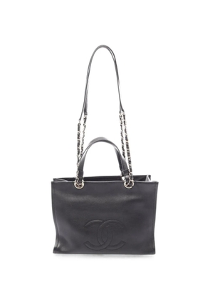 CHANEL Pre-Owned Coco-mark chain tote bag - Black