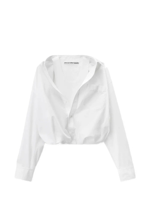 Alexander Wang layered cropped tank top and shirt - White