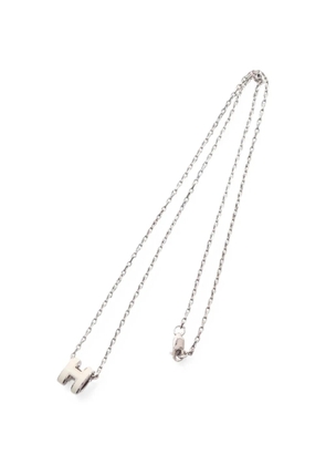 Hermès Pre-Owned 2010s Mini Pop H necklace - Silver