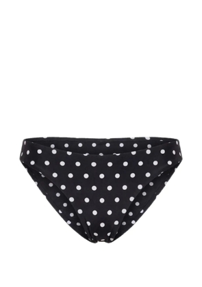 Nicholas Mira bikini bottom - black ivory polka dot