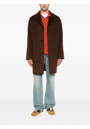ALICIA AUDREY single-breasted notch-lapels coat - Brown