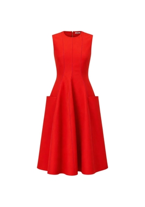Maison Rabih Kayrouz sleeveless panelled midi dress - Red