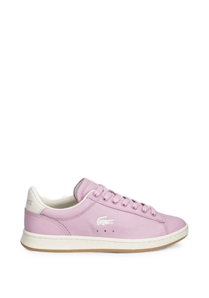 Lacoste logo-embroidered sneakers - Pink