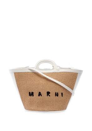 Marni Pre-Owned 2020s small Tropicalia Summer two-way handbag - Neutrals