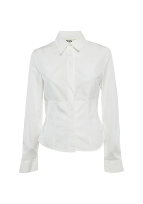 Fendi Pre-Owned corset-style shirt - White
