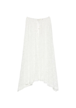 DÔEN Zinnia lace-knit skirt - White