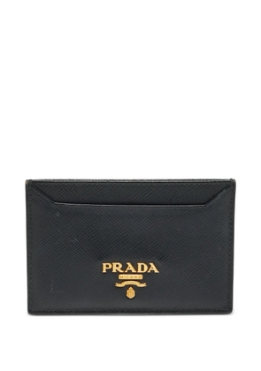 Prada Pre-Owned Saffiano Lux card holder - Black