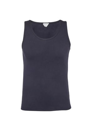 Bottega Veneta Pre-Owned ribbed-knit tank top - Blue