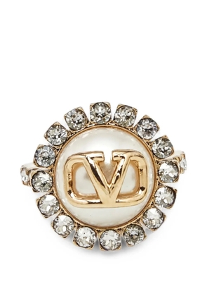 Valentino Garavani Pre-Owned logo-detail ring - Gold