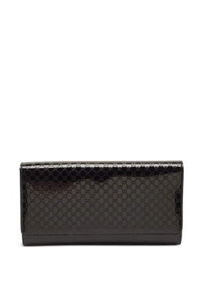 Gucci Pre-Owned Microguccissima Broadway clutch bag - Black