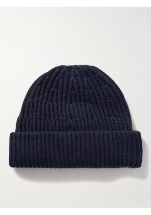 NN07 - Ribbed Wool-Blend Beanie - Men - Blue
