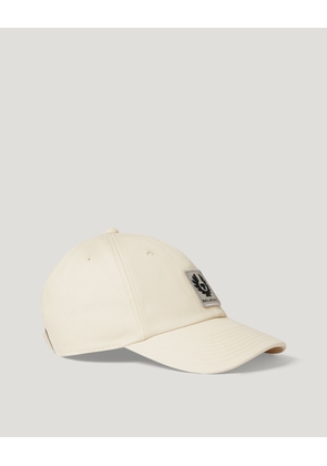 Belstaff Unisex Phoenix Logo Cap Cotton Pale Stone Size One