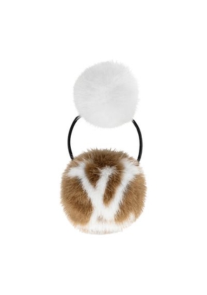 LV Cosy Mink Fur Elastic Scrunchie