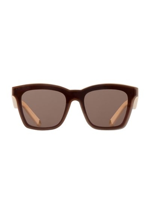 LV Script Square Sunglasses