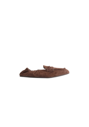 Ruches Suede Loafers