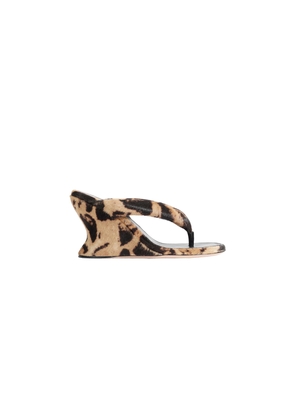 Greta Wedge Thong Sandals