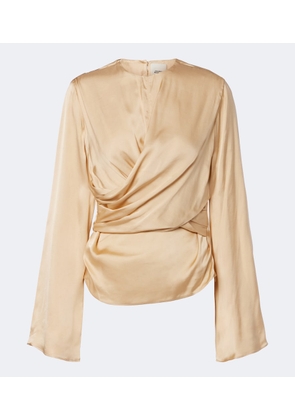 Isabel Marant Neame draped satin top