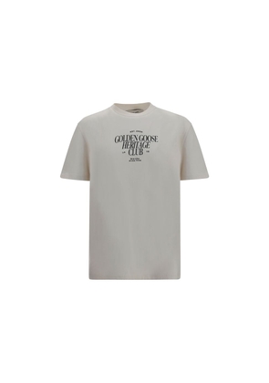 Golden Goose White Cotton T-Shirt - L