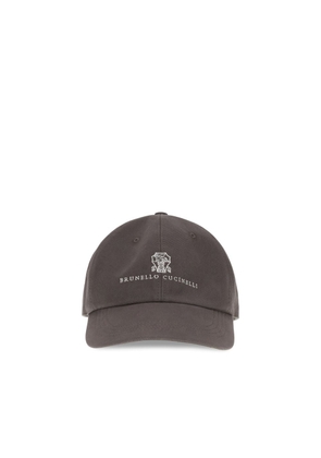 Brunello Cucinelli Brown Cotton Cap (Baseball Hat) - L