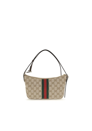 Gucci Beige Polyester Shoulder Bag