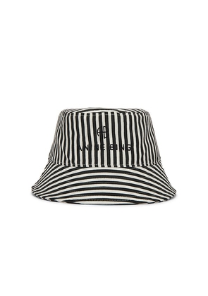 ANINE BING Nicks Bucket Hat in Black & White.
