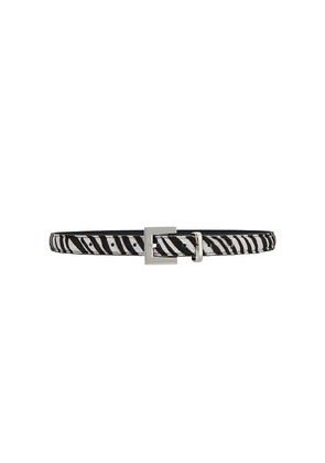 ANINE BING Nicola Belt in Black & White. Size XS-S. Also in M-L.