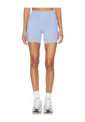 Astoria Contour Biker Short in Baby Blue. Size XS. Also in S, M, L, XL.