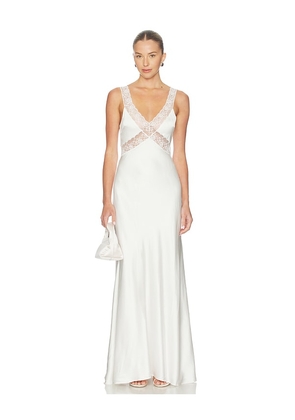 Lovers and Friends Cierra Maxi Dress in White. Size XXS. Also in XS, S, M, L, XL.