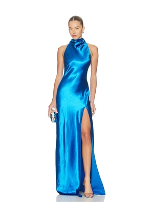 Lovers and Friends Callie Gown in Blue. Size XXS. Also in XS, S, M, L, XL.