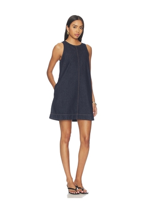 Madewell Halter Dress in Blue. Size XS. Also in S, M, L, XL.