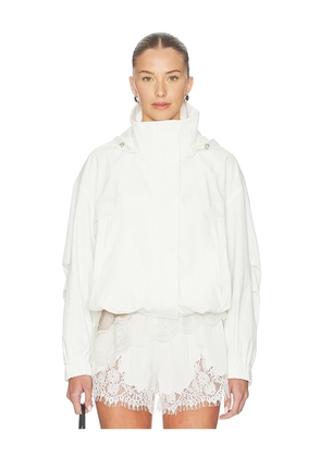 SANS FAFF Coastal Jacket in White. Size XS. Also in S, M, L.