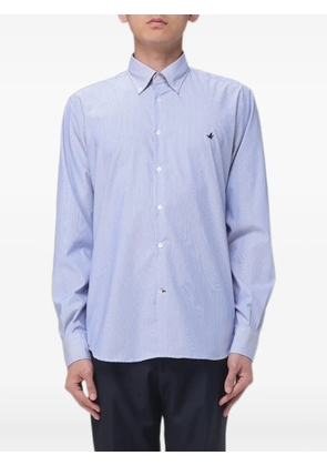 BROOKSFIELD striped-pattern button-down shirt - Blue