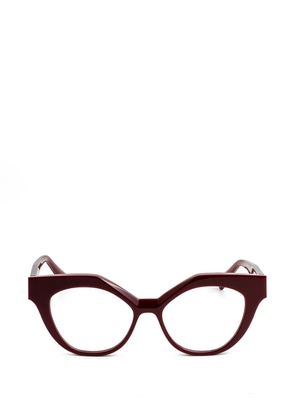 Cazal 5000 geometric-frame glasses - Red