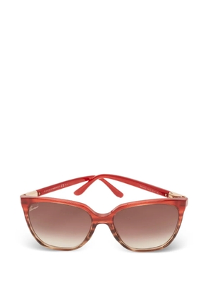 Gucci Pre-Owned square-frame sunglasses - Red