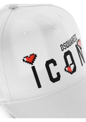 DSQUARED2 Icon baseball cap - White