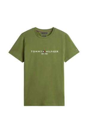 Tommy Hilfiger logo-print T-shirt - Green