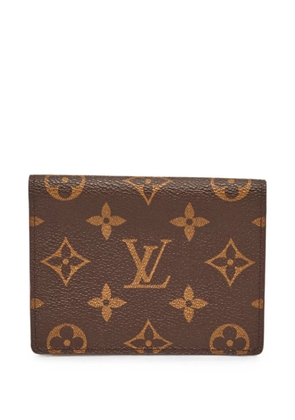 Louis Vuitton Pre-Owned Monogram canvas card holder - Brown