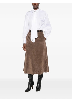 Brunello Cucinelli Monili-embellished shirt - White