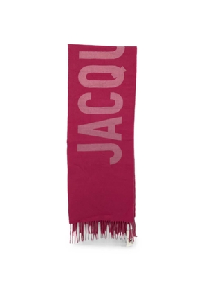 Jacquemus Pre-Owned Logo jacquard scarf - Pink