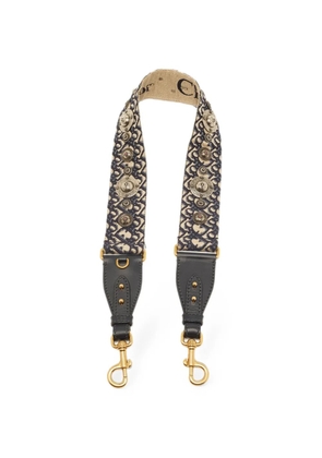 Christian Dior Pre-Owned Oblique bag strap - Blue