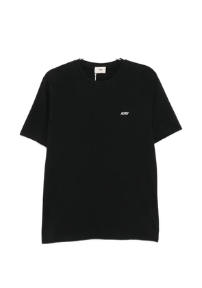 Autry logo-print short-sleeved T-shirt - Black