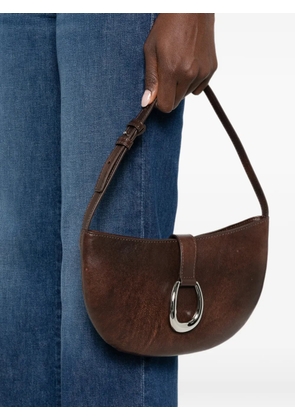 STAUD Harlow leather shoulder bag - Brown