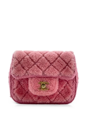 CHANEL Pre-Owned mini Matelasse cross body bag - Pink