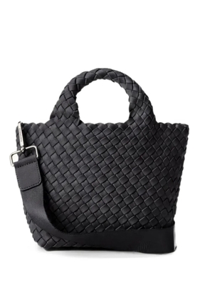 NAGHEDI small St. Barths interwoven tote bag - Grey