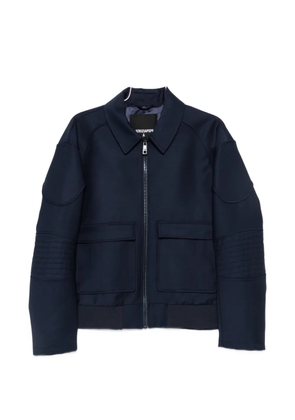 Patrizia Pepe Racing wool-blend jacket - Blue