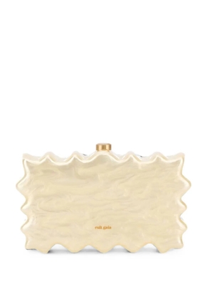 Cult Gaia Paloma wavy clutch - Neutrals