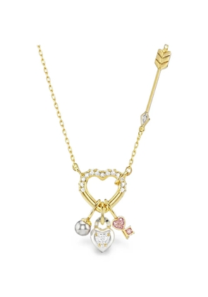 Swarovski Idyllia heart-charm necklace - Gold